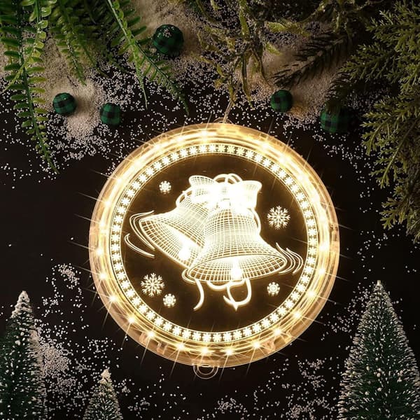 Joulukoriste LED Kello 311382A