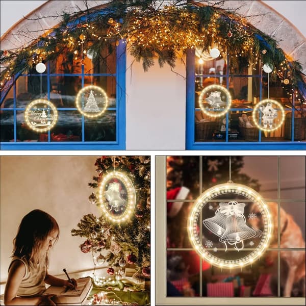 Joulukoriste LED Kello 311382A