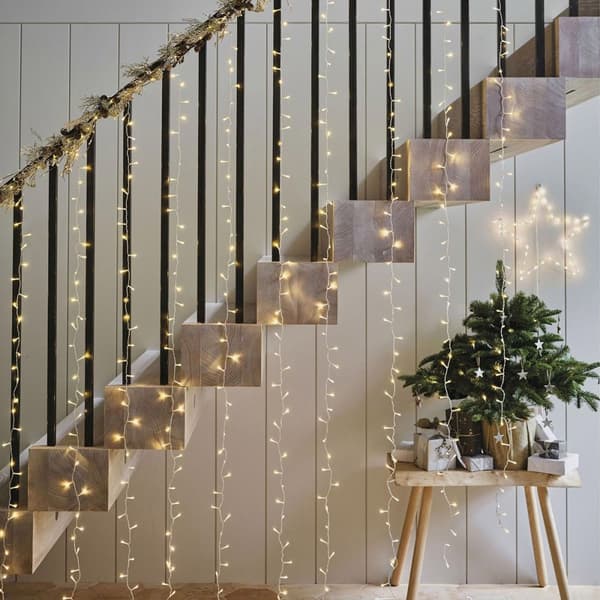 Udendørs gardin 304 LED med fjernbetjening