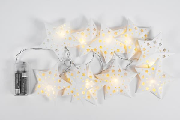 LED-valot Girlandia Paperitähtiä CD008