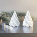 Miniatyrbild 8 av 8: Silikonform Gjutform - Julgranar Swirl - 2 st