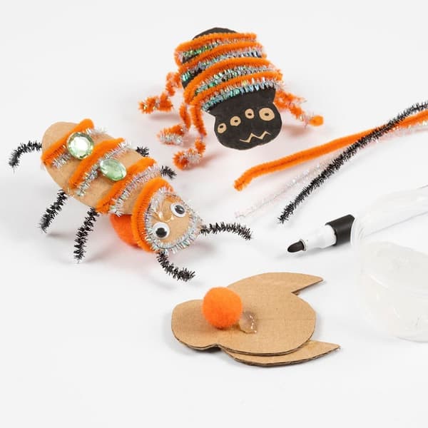 DIY Pysselkit - Halloweenkyrkogård Med Insekter