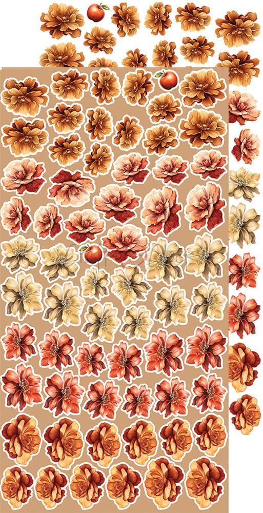 Paper Pack Extra Set - Craft O Clock - Autumnaria Flowers