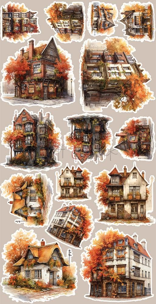 Paper Pack Extra Set - Craft O Clock - Autumnaria Autumn