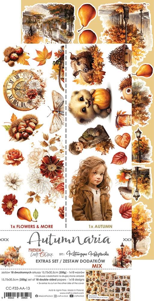 Paper Pack Extra Set Combo - Craft O Clock - Autumnaria