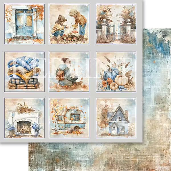 Paper Pad 12x12 - Reprint - Hello Fall