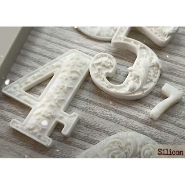 Silikonform A5 - Stamperia - Gear up for Christmas - Numbers