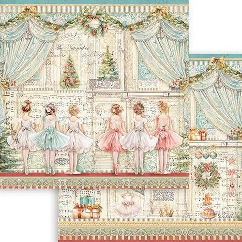 Paper Pad 12x12 Stamperia - The Nutcracker