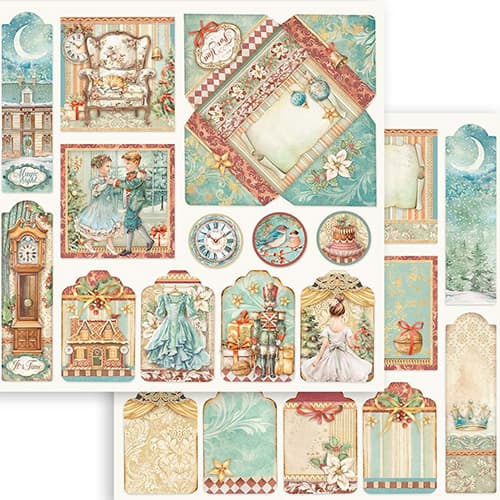 Paper Pad 12x12 Stamperia - The Nutcracker