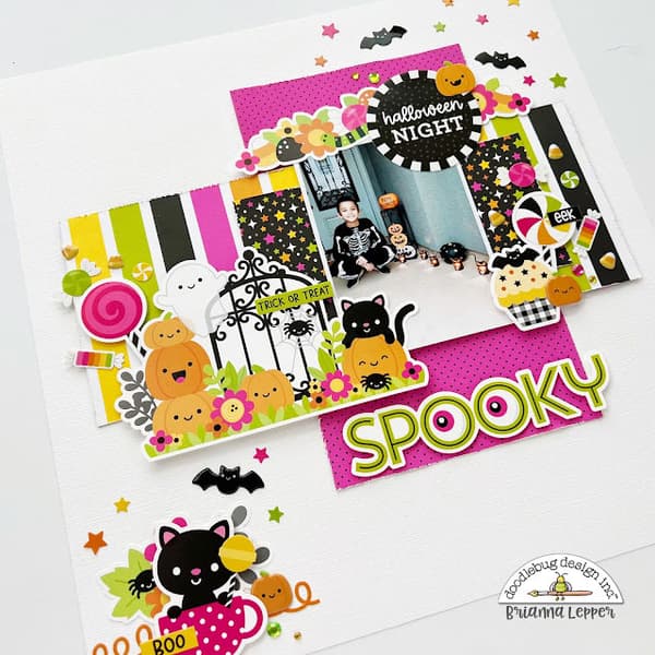Paper Pad 12x12 - Doodlebug - Hey Pumpkin