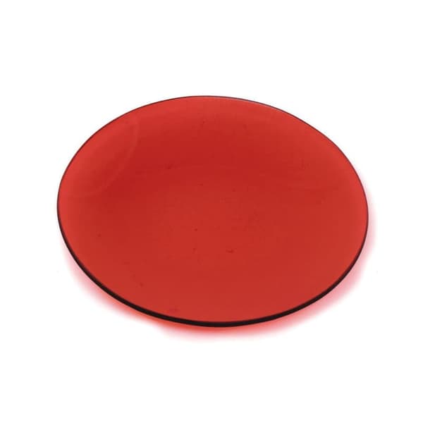 Punainen kynttiläastia 15 cm