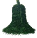 Miniatyrbillede 6 af 8: XXL JULEKLOKKE MED NÅLE, HÆNGENDE GRØNNE GRENE