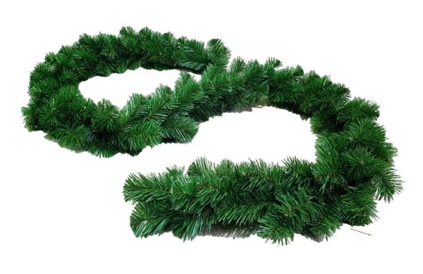 TJOCK STOR JULGIRLAND XXL 2,7 m GRÖN