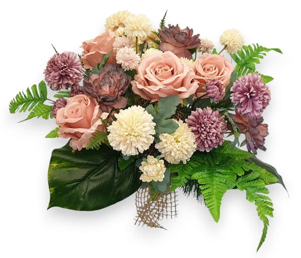 KJÖRKOGÅRDSLÄNNING XL, BLOMMOR FÖR GRAVEN MED EN VIKT
