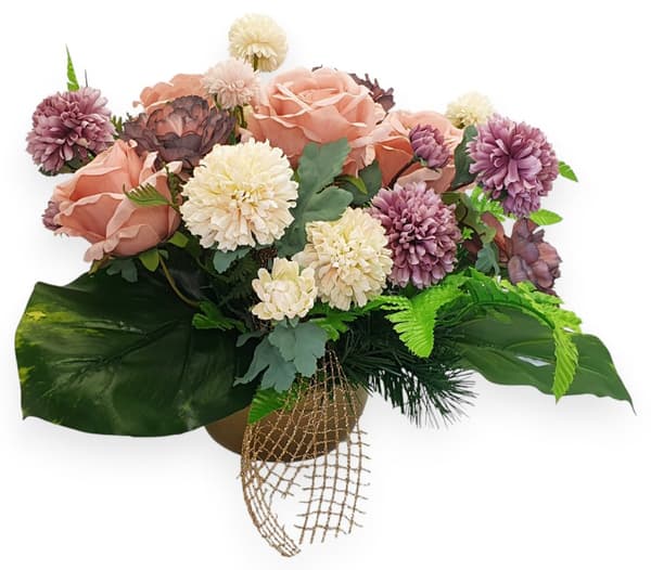 KJÖRKOGÅRDSLÄNNING XL, BLOMMOR FÖR GRAVEN MED EN VIKT
