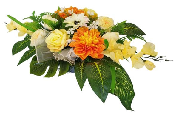 KIRKEGÅRD CENTER XXL BLOMSTER TIL GRAVEN MED EN VÆGT 80cm x 45cm x 35cm