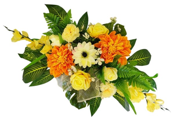 Kyrkogårdscentrum XXL BLOMMOR FÖR GRAVEN MED EN VIKT 80cm x 45cm x 35cm