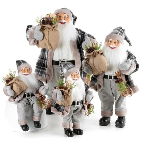 JULTOMTEN 44 X 26 X 80 CM GRÅ