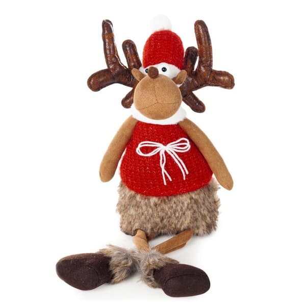 JULDEKORATIV DOLL 25 X 15 X 59 CM RÖD