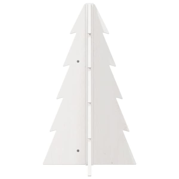 Julgran trä vit 69,5 cm massiv furu