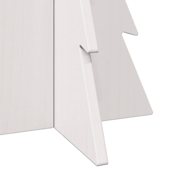 Julgran trä vit 59,5 cm massiv furu