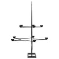 Pikkukuva 5 / 8: Metallinen koriste-joulukuusi, musta, 75 cm