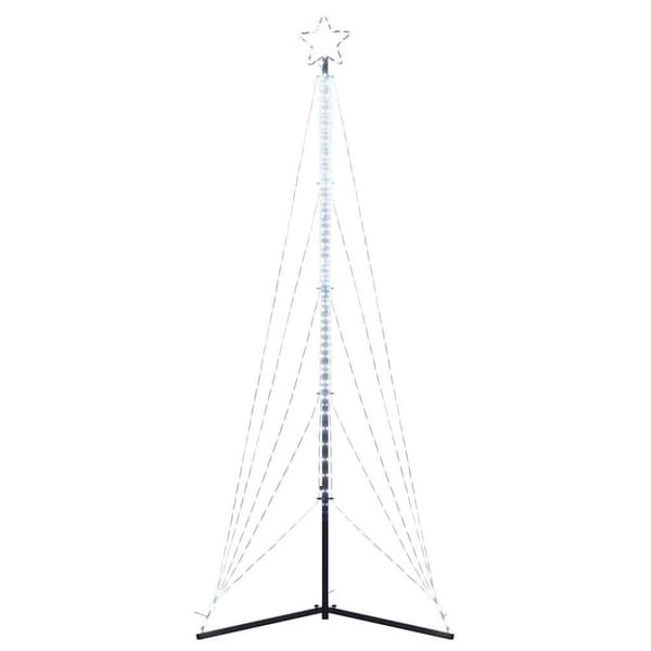juletræslys 525 LED'er 302 cm koldt hvidt lys