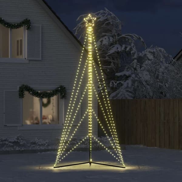 joulukuusenvalot, 615 lämpimän valkoista LEDiä, 404,5 cm