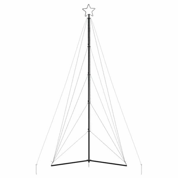 joulukuusenvalot, 615 lämpimän valkoista LEDiä, 404,5 cm