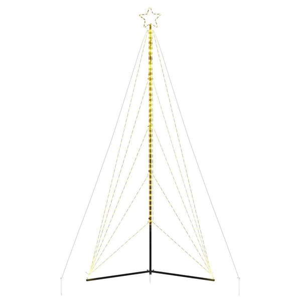 joulukuusenvalot, 615 lämpimän valkoista LEDiä, 404,5 cm