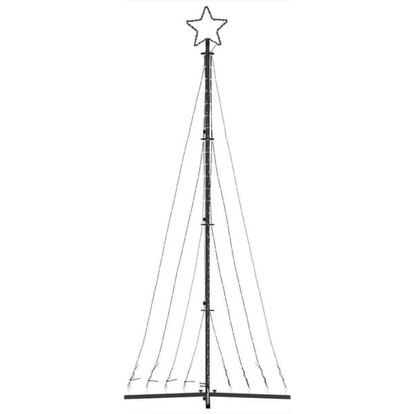 joulukuusen valot 447 Siniset LEDit 249 cm