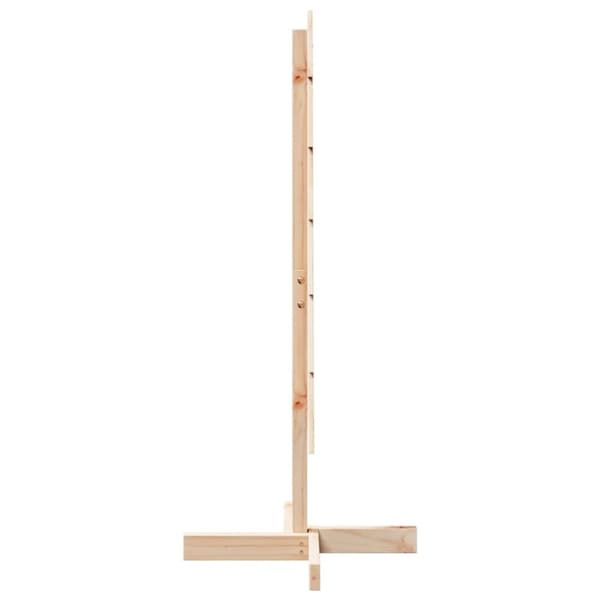 Puinen joulukuusi koristeeksi 110 cm massiivi mäntypuuta