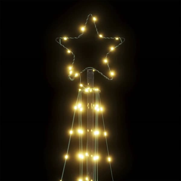 Julgransbelysning 363 LEDs varmvit 182 cm