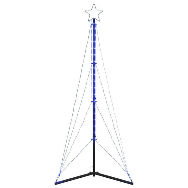 joulukuusen valot 363 Siniset LEDit 182 cm