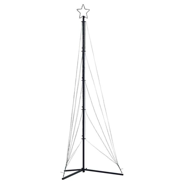juletræslys 525 LED'er 302 cm farverigt lys