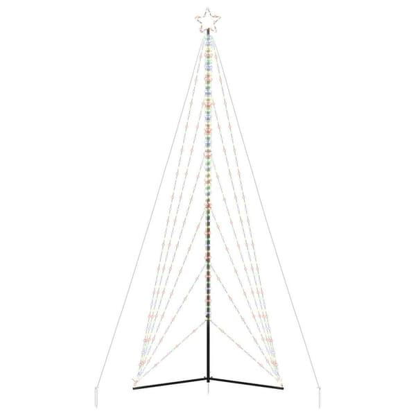 Julgransbelysning 861 LEDs färgglad 478 cm