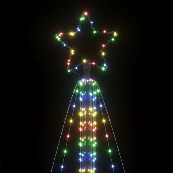Julgransbelysning 861 LEDs färgglad 478 cm