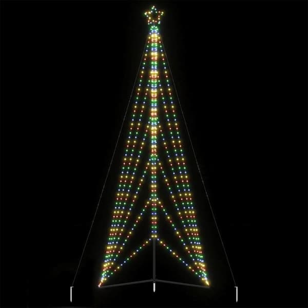Julgransbelysning 861 LEDs färgglad 478 cm