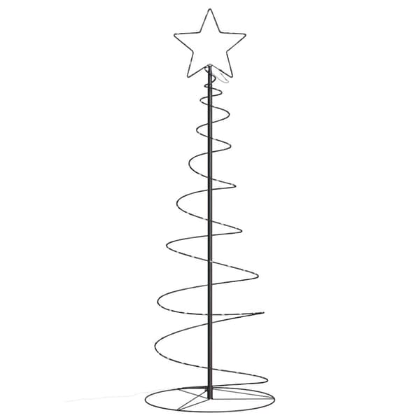 kartiomainen joulukuusi valoilla, 100 lämpimän valkoista LEDiä, 150 cm