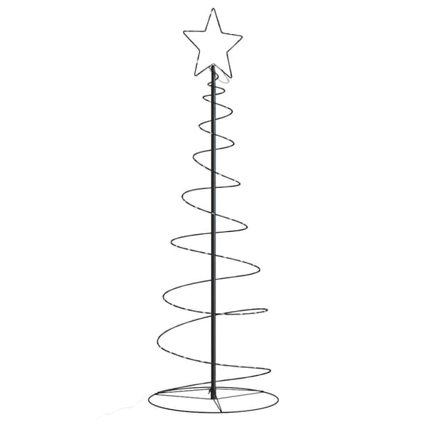 kartiomainen joulukuusi valoilla, 100 lämpimän valkoista LEDiä, 150 cm