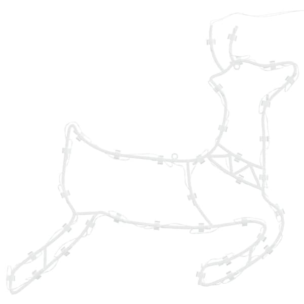 Poro Silhouette Jouluvalot 2 kpl 35 LEDiä