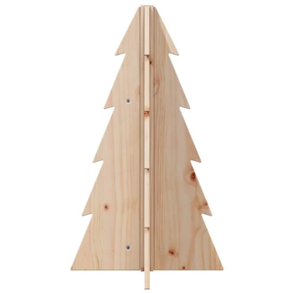 Julgran trä 69,5 cm massiv furu