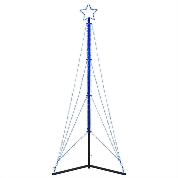 Julgransbelysning 483 LEDs blå 240 cm
