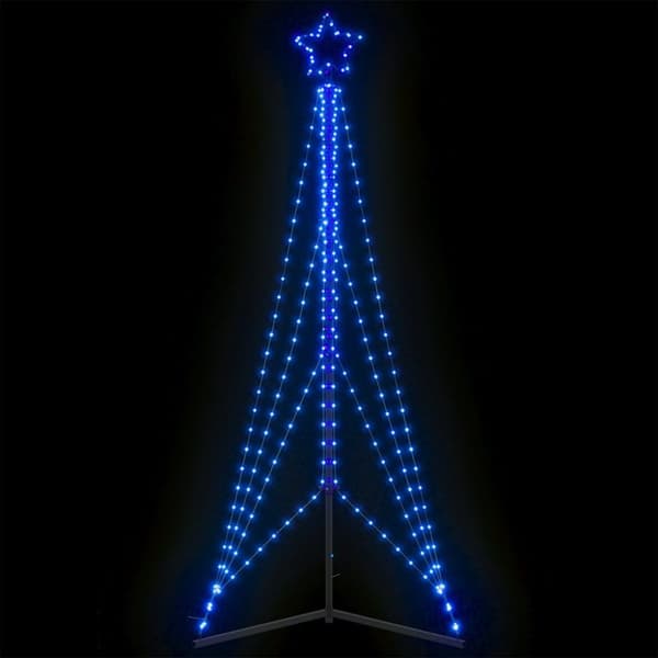 Julgransbelysning 483 LEDs blå 240 cm