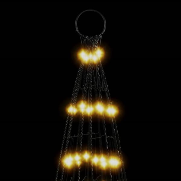 joulukuusi valoilla, pylväs, 1534 lämmin valkoinen LED, 500 cm