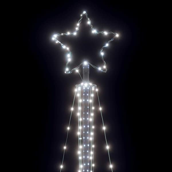 Julgransbelysning 483 LEDs kallvit 240 cm