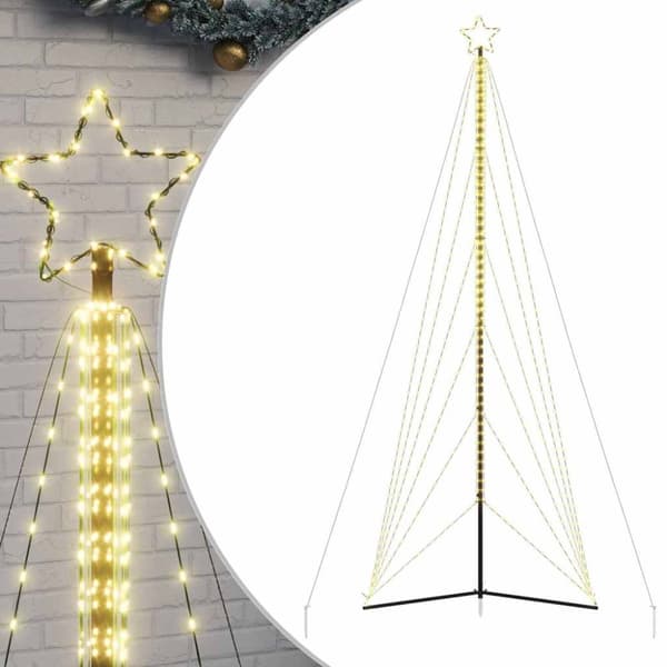Julgransbelysning 861 LEDs varmvit 478 cm