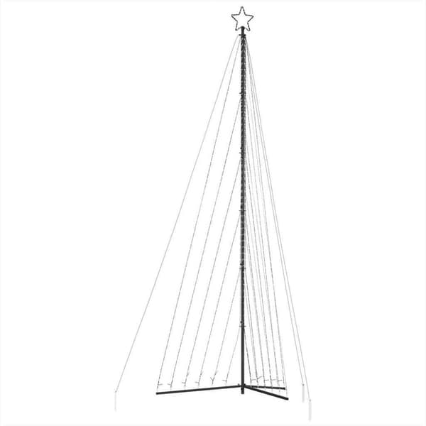 joulukuusenvalot, 789 viileää valkoista LEDiä, 476 cm