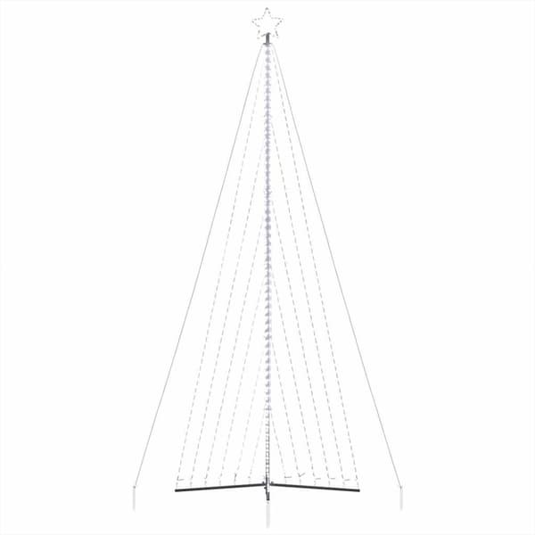 joulukuusenvalot, 789 viileää valkoista LEDiä, 476 cm