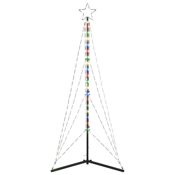 joulukuusenvalot, 363 värillistä LEDiä, 182 cm